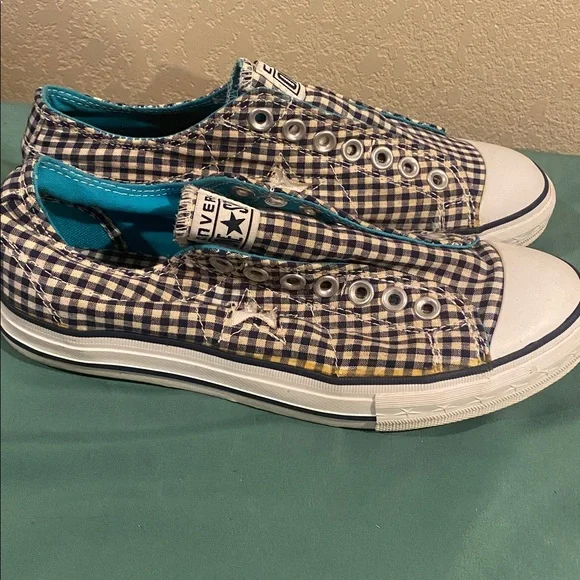 Converse One Star Gingham slip-on - Picture 3 of 10